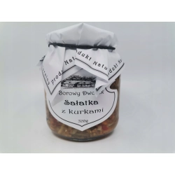 Sałatka warzywna z kurkami 320g Borowy Dworek