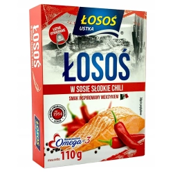 ŁOSOŚ W SOSIE SŁODKIE CHILI Łosoś Ustka 0,11 kg