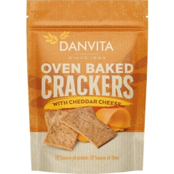 Danvita pieczone krakersy z serem Chedar 100g Danvita pieczone krakersy z serem Chedar 100g
