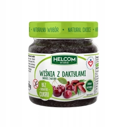 Pasta owocowa wiśnia z daktylami 225ml HELCOM