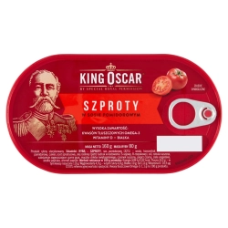 Szproty w sosie pomidorowym 160 g King Oscar