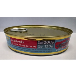 Sardynki w sosie pomidorowym 200g Akwamari "