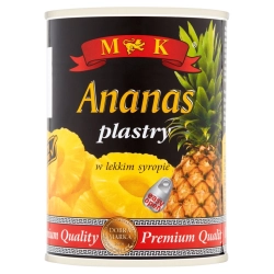 Ananas plastry w syropie MK 0,565 kg