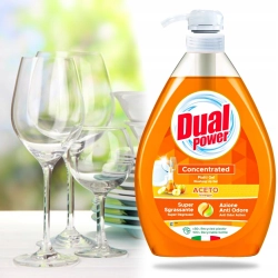 Skoncentrowany żel do mycia naczyń DUAL POWER Aceto VINAGAR 1L z octem