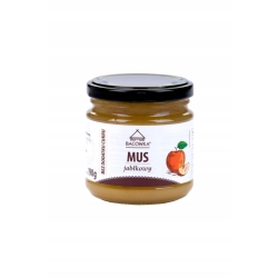 Mus jabłkowy bez dodatku cukru 190g Bacówka. Pasteryzowany