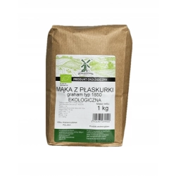 BIO Mąka z płaskurki graham typ 1850 EKOLOGICZNA 1kg Młyn Kopytowa