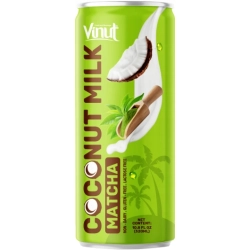 Napój VINUT Coconut Milk Drink Matcha 320ml z ekstraktem z miąższu kokosa