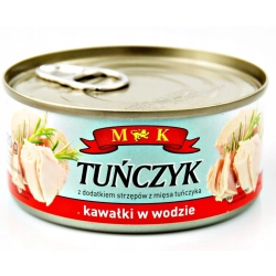 Tuńczyk kawałki w wodzie 170g MK