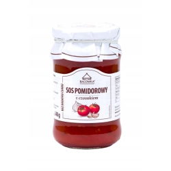 Sos pomidorowy z czosnkiem 340g Bacówka
