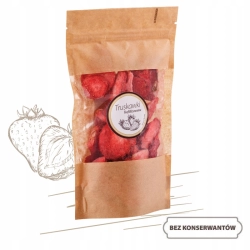 Truskawki LIOFILIZOWANE plastry 30g Bacówka