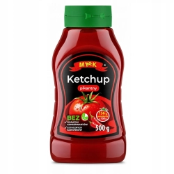 MK Ketchup Pikantny 500 g – ostry sos pomidorowy do dań i przekąsek
