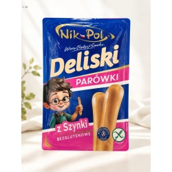 Deliski parówki z szynki 220g bezglutenowe