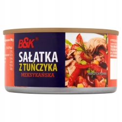Sałatka z tuńczyka meksykańska B&K 0,185 kg