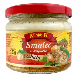 Smalec z mięsem i cebulą wieprzowy MK 250 g