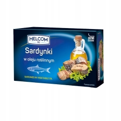 SARDYNKI w OLEJU ROŚLINNYM 125g Helcom
