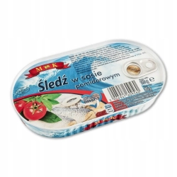 ŚLEDŹ W SOSIE POMIDOROWYM 170G MK