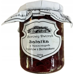 SAŁATKA z Kiszonych Ogórków z Buraczkami BOROWY DWOREK 500g