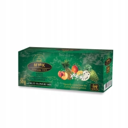 Herbata zielona aromatyzowana o smaku wieloowocowym 25torebek 50g MK