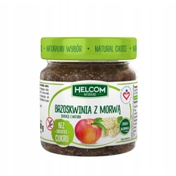 Pasta owocowa brzoskwinia z morwą 225 ml HELCOM