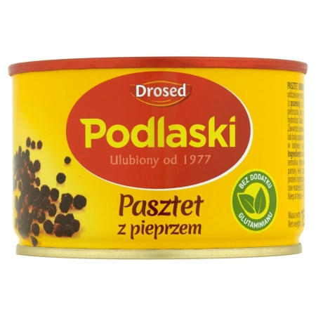 Pasztet podlaski z pieprzem 155g Drosed