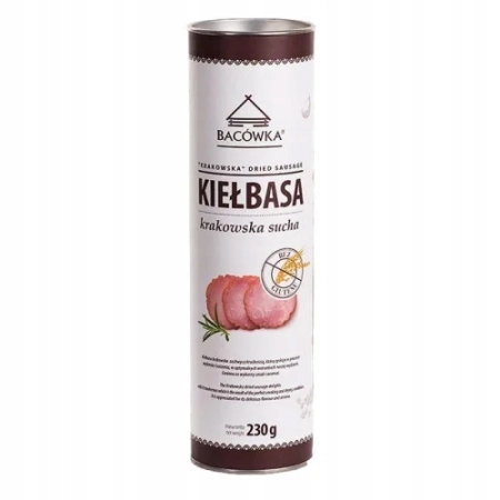 Kiełbasa krakowska Sucha w tubie Bacówka, 230g