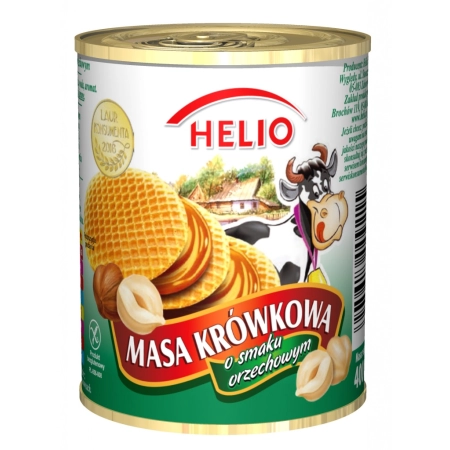 Kajmak Helio smak orzechowy 400 g