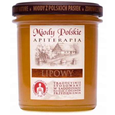 Miód nektarowy lipowy Miody Polskie 0,4 kg
