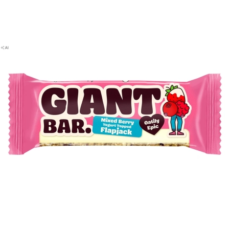 Zestaw 20 x 100g Giant Bar. Yogurt Berry Baton zbożowy