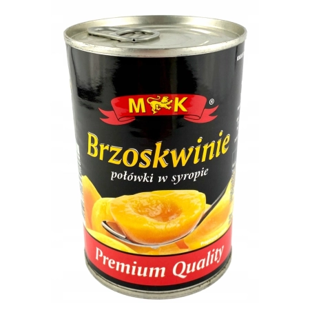 Brzoskwinie połówki w syropie 420g MK
