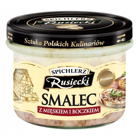 Smalec z mięskiem i boczkiem 160g Spichlerz Rusiecki