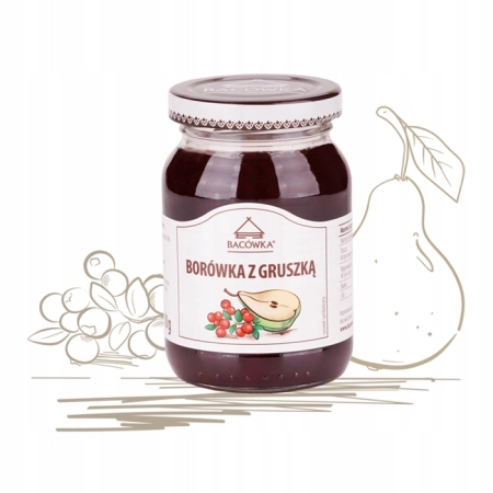 Borówka z gruszką 200g Bacówka