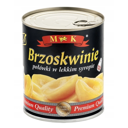 Brzoskwinie w syropie MK 0,82 kg