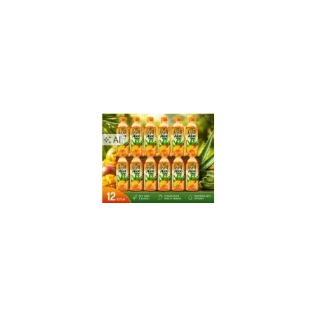 Zestaw 12x 500ml Napój aloesowy mango juice&pulp 38%