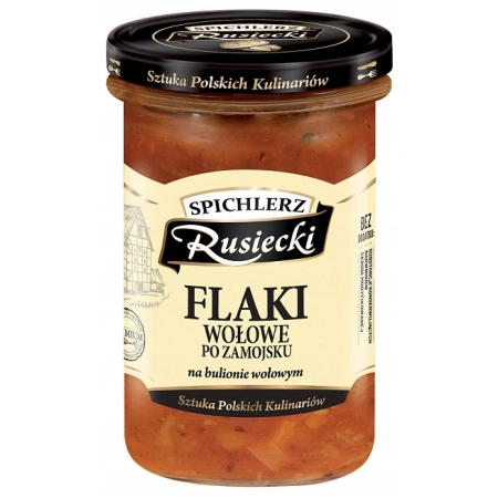 Flaki wołowe po zamojsku na bulionie wołowym Spichlerz Rusiecki