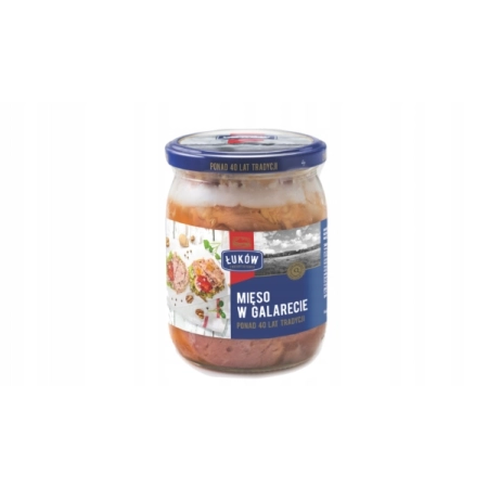 Mięso w galarecie 460g Łuków
