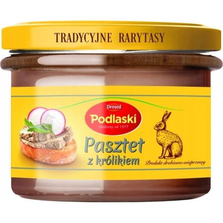 DROSED PASZTET Z KRÓLIKIEM (SŁOIK)160g