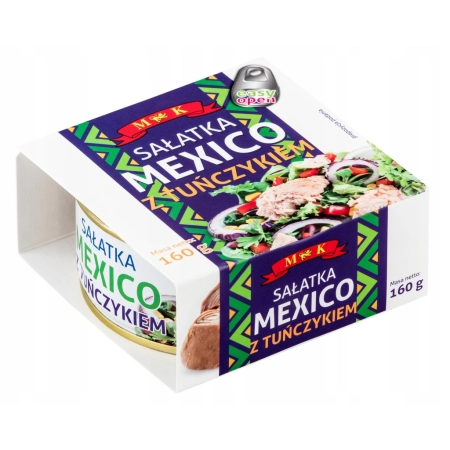 Sałatka Mexykańska z Tuńczykiem 160g MK Mexico