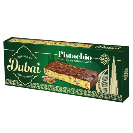 Czekolada mleczna Turrón z pistacją Inspired by Dubai 150 g
