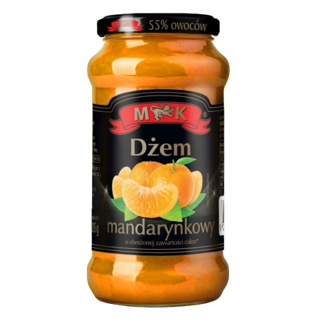Dżem Mandarynkowy 315g o obniżonej zawartości cukru MK