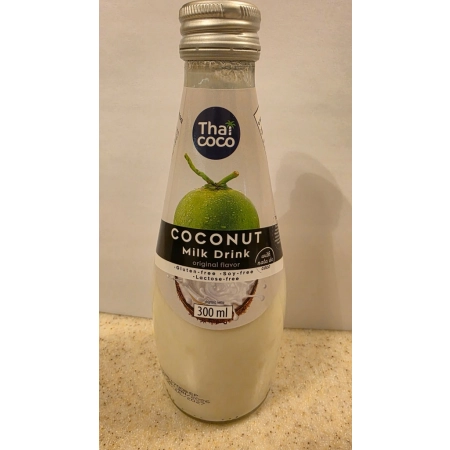ThaiCoco Napój Kokosowy z Nata de Coco 300ml Gluten-Soy-Lactose free