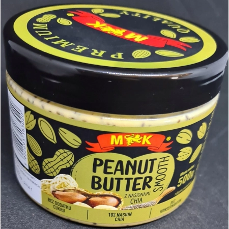 Pasta Peanut Krem arachidowy z chia MK 500 g