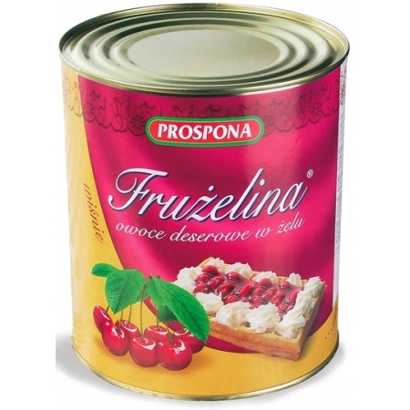 Wiśnie w Żelu Frużelina Prospona 0,38kg