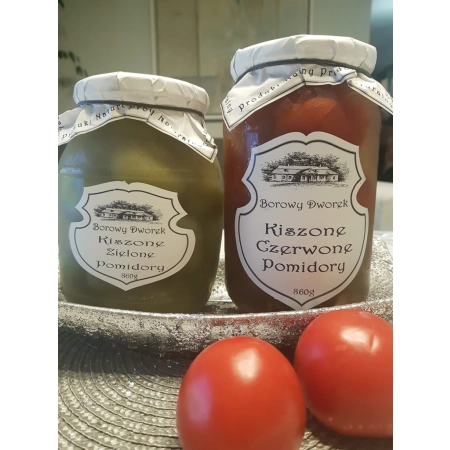 Kiszone Zielone Pomidory 860g Borowy Dworek