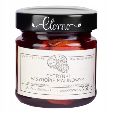 Cytrynki w syropie malinowym 230g Eterno Bacówka