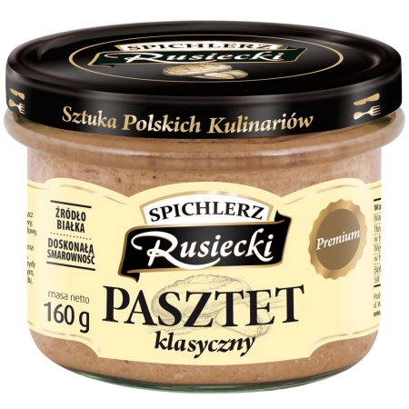 Pasztet klasyczny 160g słoik Rusiecki Spichlerz