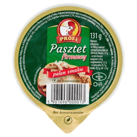 Pasztet z kurczaka Profi 131 g :)