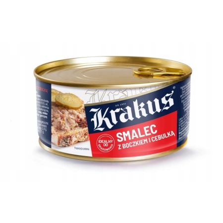 SMALEC Z BOCZKIEM I CEBULKĄ 300G KRAKUS