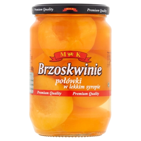 Brzoskwinie połówki w syropie MK 0,68 kg