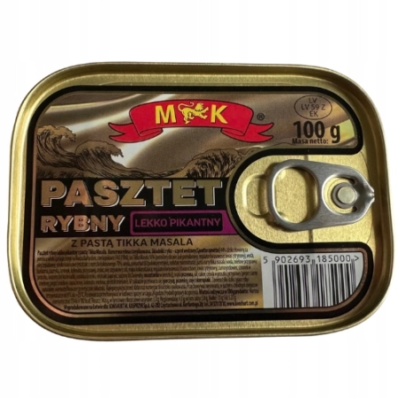 Pasztet rybny lekko pikantny z pastą Tikka Masalą MK 100g