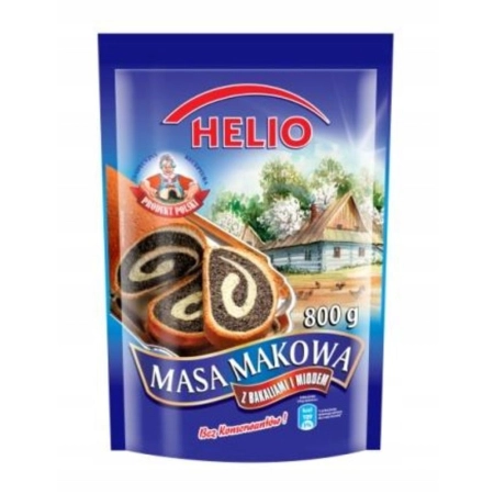Masa makowa Helio 850 g bez konserwantów DOYPACK
